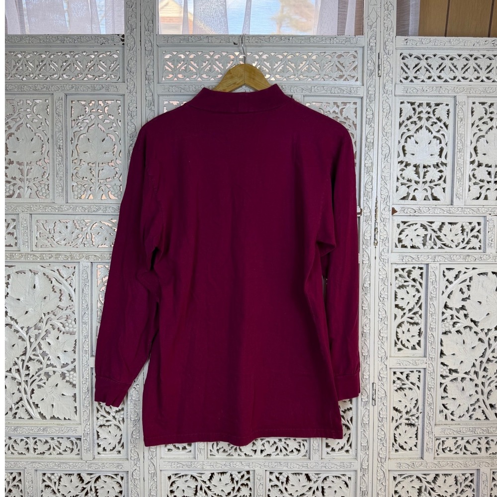 Vtg 90's‎ Maxit Florida State FSU Seminoles Mockneck Long Sleeve T Shirt Sz M/L - Picture 4 of 5